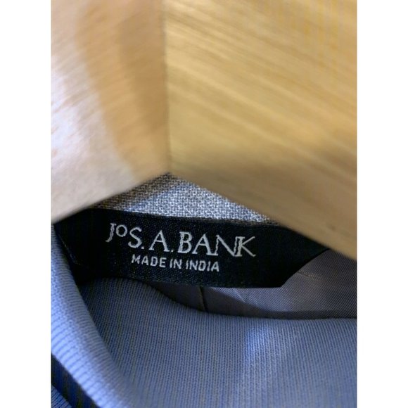Jos A Bank Men’s Sz 41R Linen‎ Wool Sport Coat Blazer Jacket Gray - Picture 4 of 9